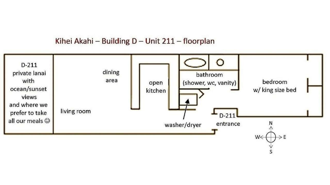 شقة Kihei Akahi D-211 ويليا المظهر الخارجي الصورة
